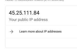 example of an ip address