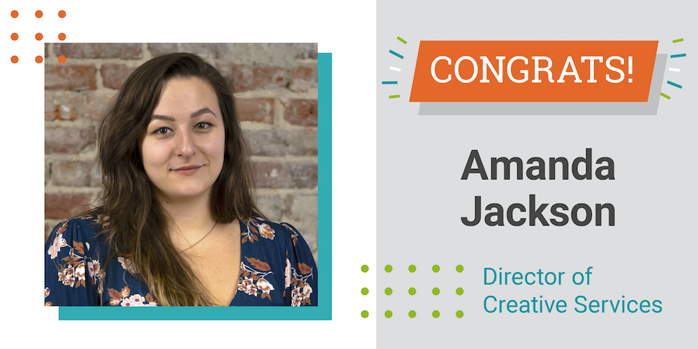 amanda jackson promoted to director of creative services